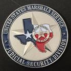 U.S. Marshals Texas division federal police Challenge Coin — photo 1