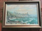 St Andrews Castle signed J M Wood oil on board  18 x 13 inches