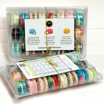 24-Pack Surprise Me Macaron Set with Flavor Guide FREE SHIPPING