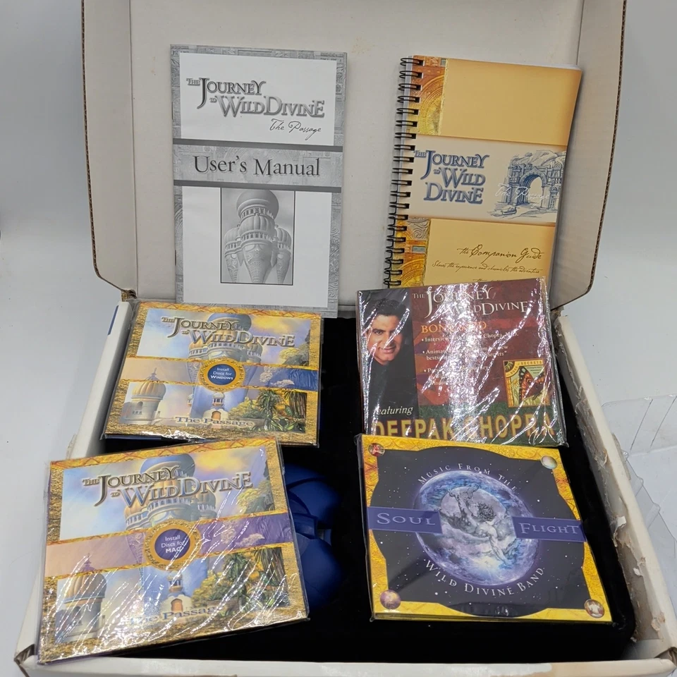 Journey to the Wild Divine Passage NEW Open Meditation Biofeedback Chopra 2003 - Image 4 of 4