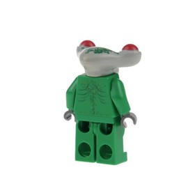 1x Lego Minifigure Space Police 3 Alien Squidman Head Modified 5969 5980 sp092