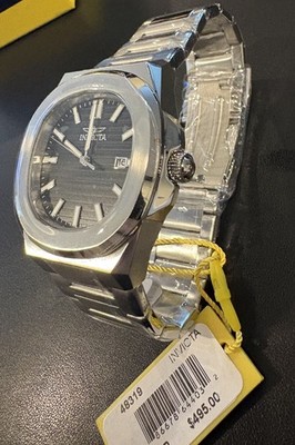 Invicta Speedway Black Dial & Silver Tone Men's Watch ZG-48319 | eBay