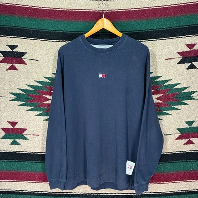 Kith x Tommy Hilfiger FW18 Navy Langarm T-Shirt - Herren Medium - Oversized