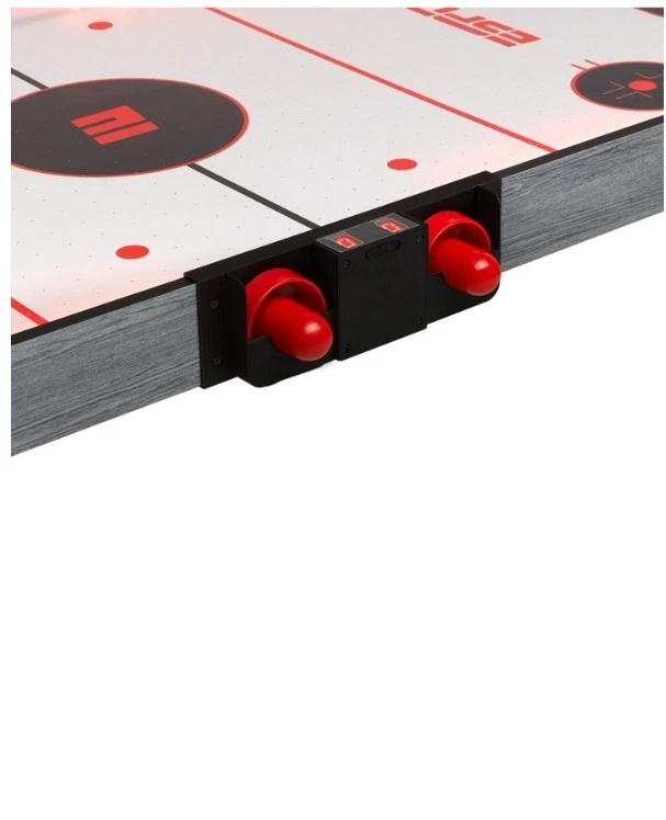 Jumbo LED Tabletop Air Hockey Game Arcade Style w/ 4 Pucks 2 Pushers Portable - Image 3 of 4