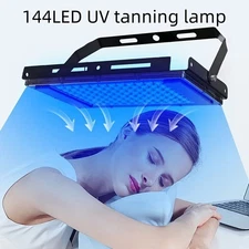 144 LED UV Tanning Light Skin Tanning Lamp Body Facial Tanning Bronze Skin Color