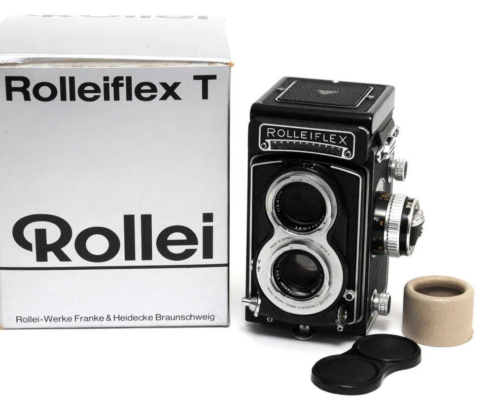 Rolleiflex T White Face MINT 4.5x6 boxed - Image 2 of 4