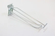 20 x Slat Wall Double Hook with T-Bar 10cm | Metal Euro Slot Retail Display