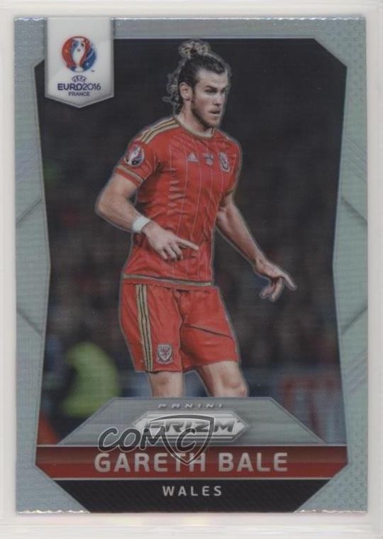 2016 Panini Prizm UEFA Euro Silver Prizm Gareth Bale #118 0c84
