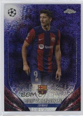 2023-24 Topps Chrome UEFA Club Competitions 63/299 Robert Lewandowski #11 1u4