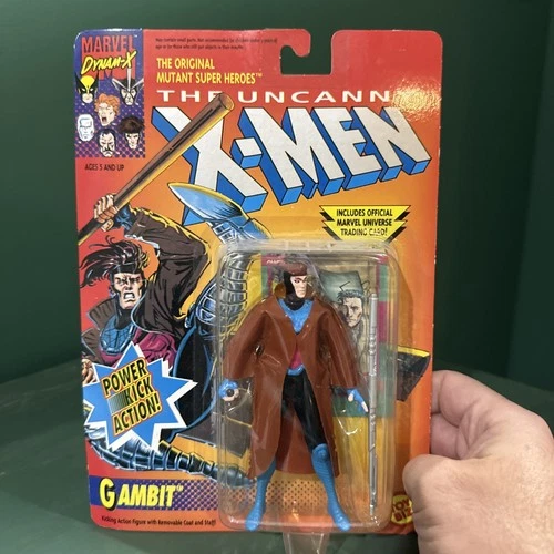 Vintage GAMBIT  Action Figure 1992 Toy Biz Marvel The Uncanny X-men superhero