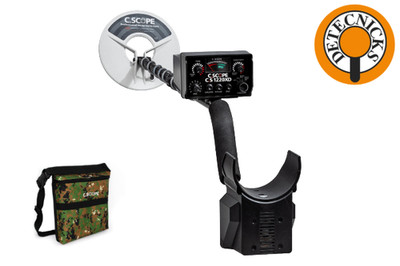 C.Scope 1220xd Metalldetektor + gratis Fundbeutel - DETECNICKS LTD
