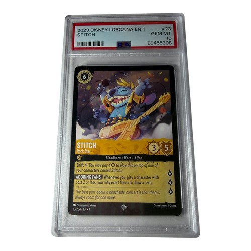 Stitch - Rock Star graded PSA 10 for sale on eBay