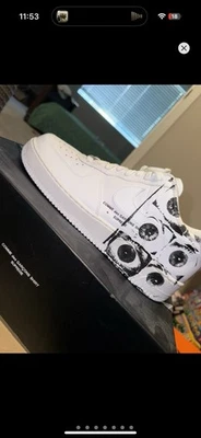 Nike Supreme x Comme des Garçons SHIRT x Air Force 1 Low Eyes