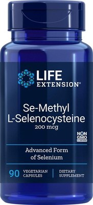 LIFE EXTENSION SE-METHYL L-Selenocysteine Selen 200mg 90 Veg Kapseln SUPER PREIS