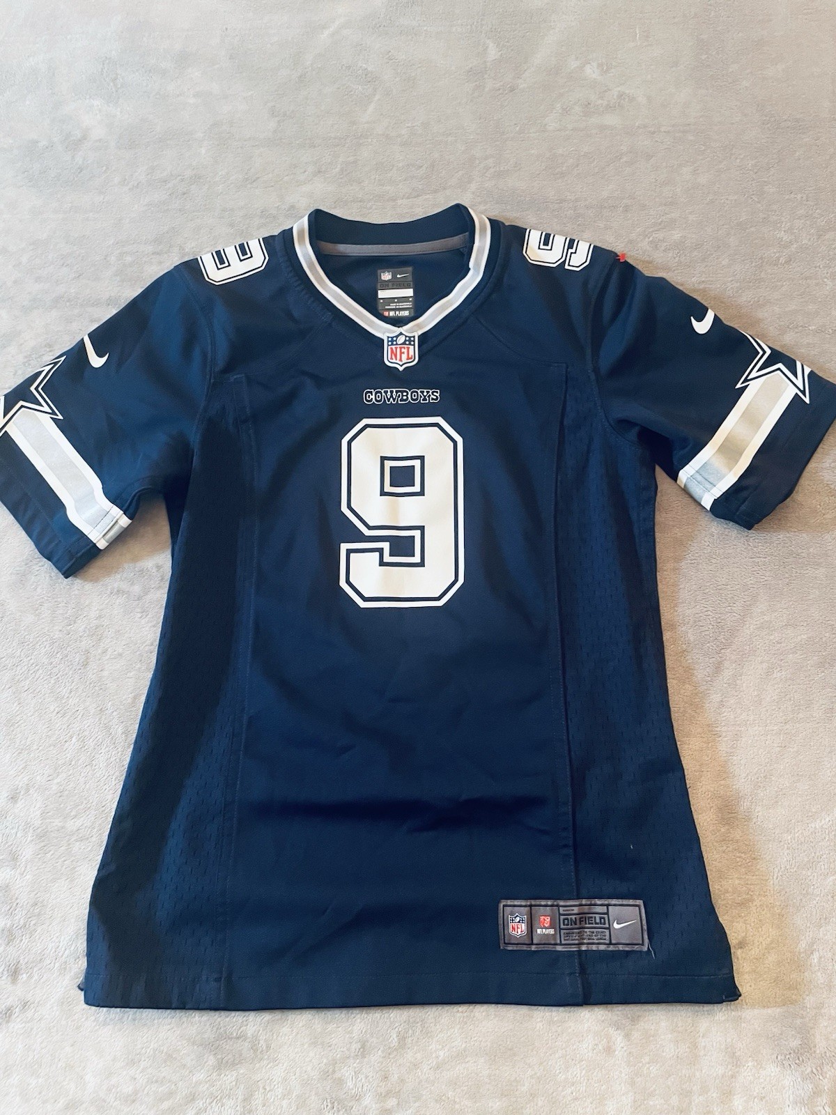 Nike NFL Dallas Cowboys Tony Romo #9 Jersey Women's Size Medium Blue 