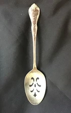 ONEIDA 'COMMUNITY' PATTERN LARGE SLOTTED SPOON  8.25"