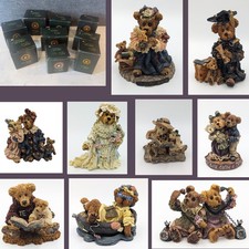 Lot of 9 NOS NEW Boyds Bearstone Resin Bears  Friends Box Limited Edition