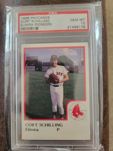 1986 Procards Elmira Pioneers Curt Schilling (PSA 10 GEM MINT) POP 8!!