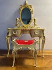 Barbie Suzy Goose Bench Vanity Stool Chair Vintage 1963