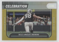 2024 Score Celebration Gold Zone /50 Maxx Crosby #C-MCY lz7