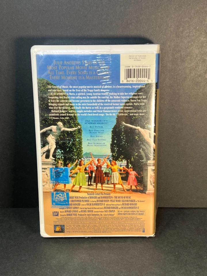 “The Sound of Music” 20th Century Fox (VHS) Julie Andrews - Factory Sealed - NEW - Image 3 of 4