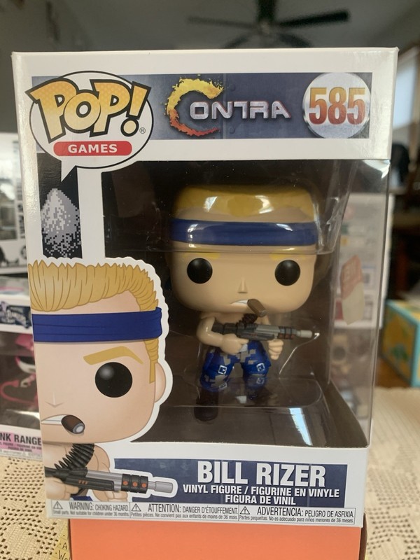 Funko Pop! Games: Contra - Bill Rizer #585 Vaulted MIB