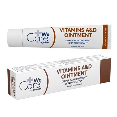 Dynarex Vitamin A D Ointment 1 Ounce Skin Protectant Moisturizer Diaper Rash ...