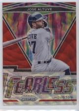 2021 Panini Prizm Fearless Red Wave Prizm 53/99 Jose Altuve #FR-9 0d6g