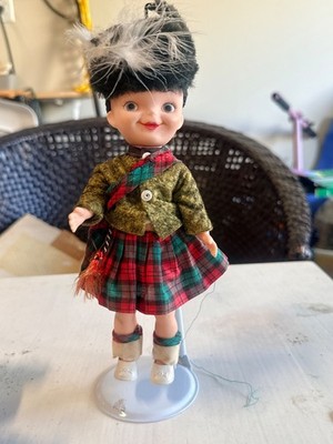1965 NY Worlds Fair Disney Pressman It s a Small World Doll 8'' ~ Scotland