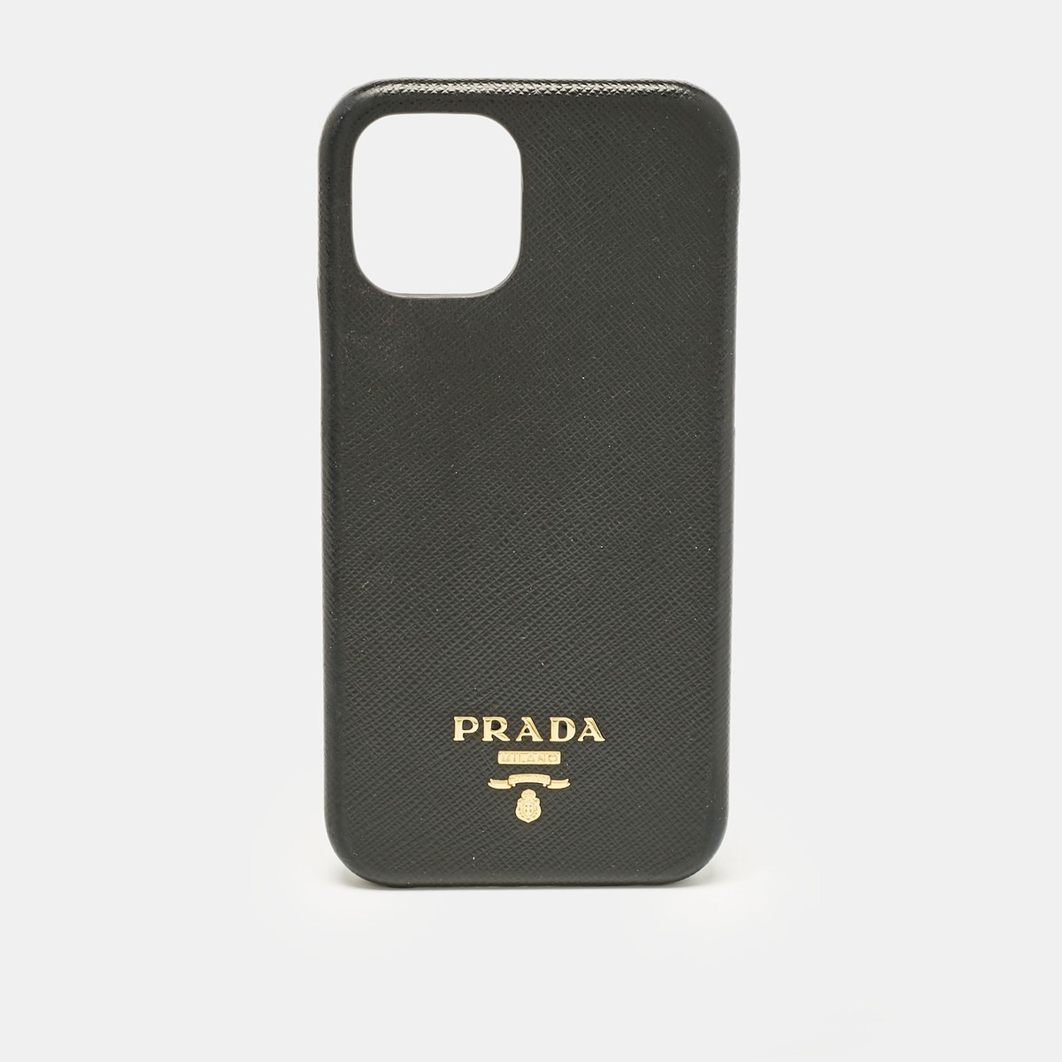 *PRADA* レザー iPhone 14 Pro用カバー シンプル おしゃれ*Black Prada Black Saffiano Leather iPhone 14 Case | eBay