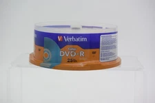 New Verbatim Color Life Series DVD-R 25 Pack 4.7GB 16x Speed 120 min