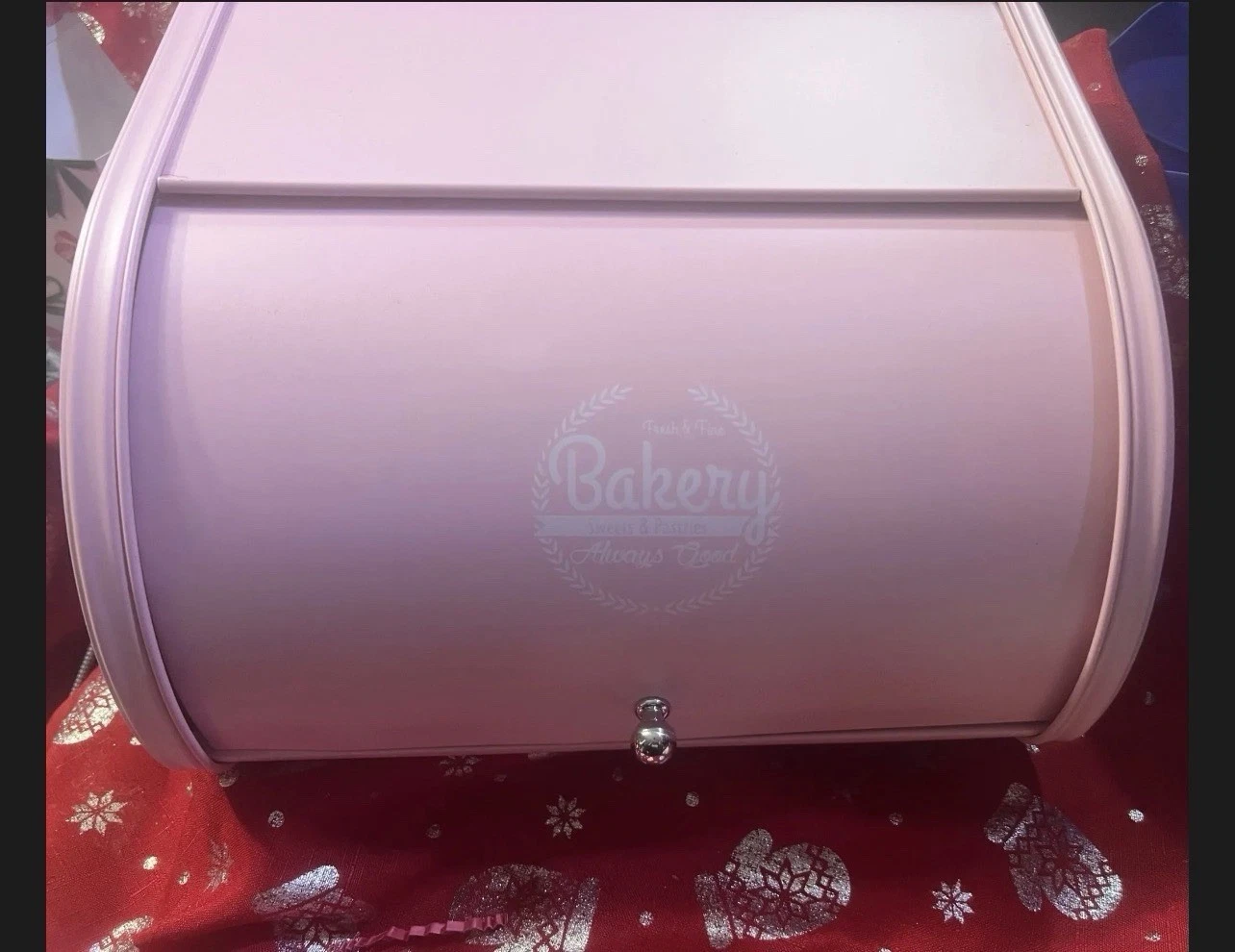 Pink Bread Box Set Bakery Kitchen Is The Heart of Home