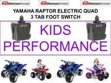 PRE-OWNED YAMAHA RAPTOR ELECTRIC QUAD 3 TAB FOOT SWITCH