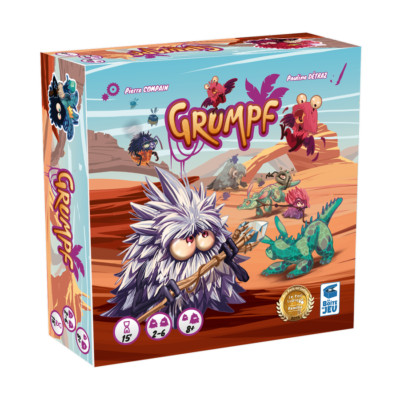 Dude Games - Grumpf Echtzeit Stammesjagd Platzierung Brettspiel 2-6 Spieler 8+