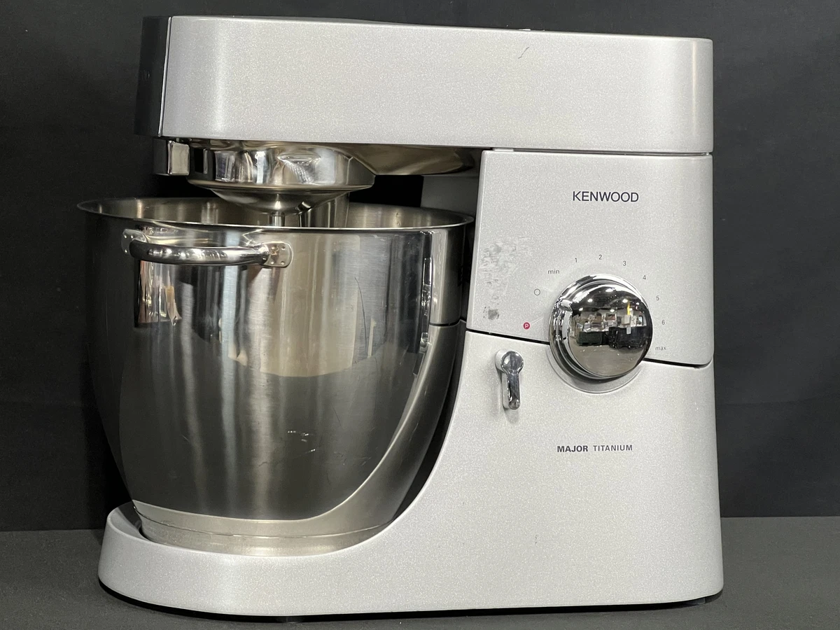 Kenwood Chef Titanium Kitchen Machine, Stainless Steel - 5 qt - Kitchen  Mixer - 800W Motor & Electronic Variable Speed Control - Includes