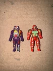 1989 Vintage Mattel Computer Warriors Action Figure Lot of 2 Rare 1980s