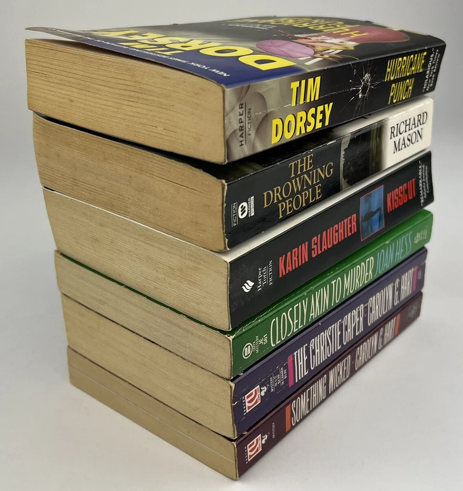 Лот из 6 книг Crime Mystery Suspense в мягкой обложке Something Wicked KissCut другие - Изображение 4 из 4