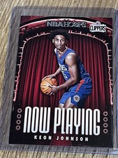 2021-22 PANINI HOOPS BASKETBALL NOW PLAYING KEON JOHNSON LOS ANGELES CLIPPERS