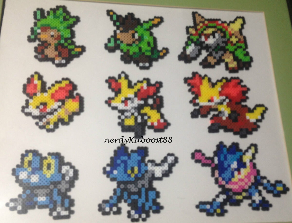 Pokemon X and Y starters 1