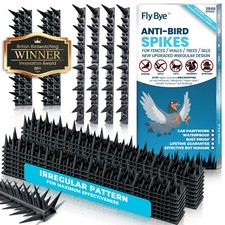 Anti Bird Spikes Fence Pigeon Deterrent Decoys Climb Wall Plastic 6M Humane UK