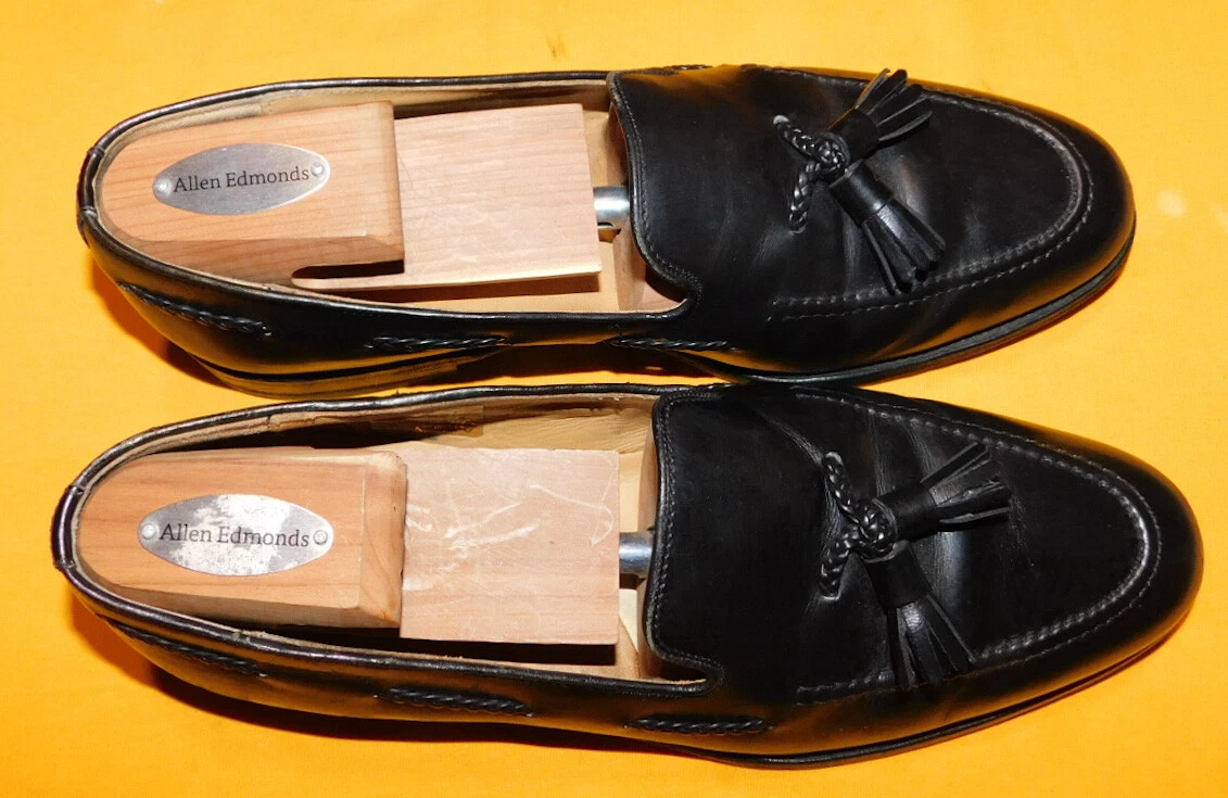 LOAKE TEMPLE BLACK MADE IN ENGLAND ON TASSEL LOAFERS SIZE 9 - U.K.8F. | eBay