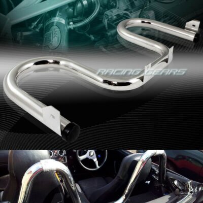 BLACK 2 T-304 STAINLESS STEEL SUPPORT ROLL BAR FIT 90-05 MAZDA MIATA MX5 JDM | UK