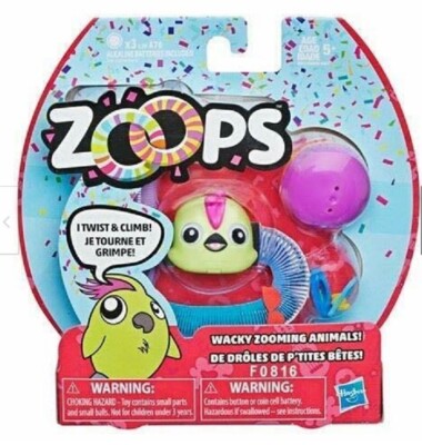 Hasbro Zoops - verrückte zoomende elektronische Tiere - Papagei - Kinderspielzeug Sammeln UK