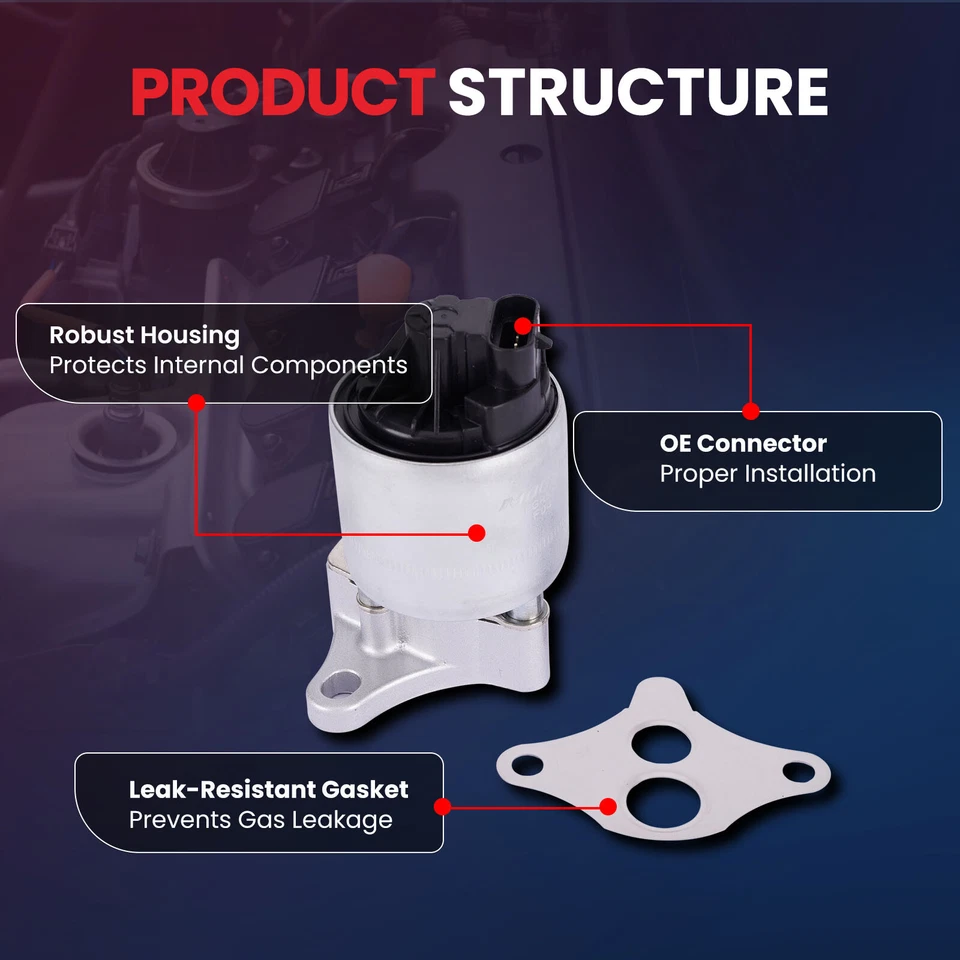 Válvula EGR apta para Buick Cadillac Chevrolet Express GMC Savana Pontiac Oldsmobile Foto 4 de 4