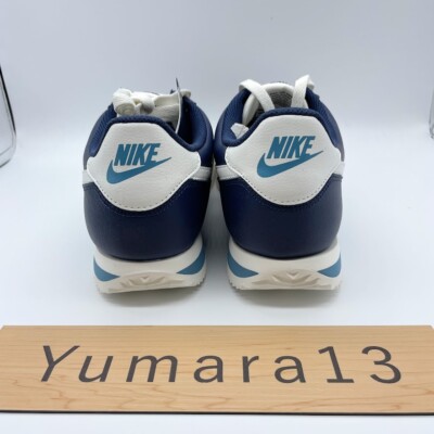 Nike Cortez 23 Midnight Navy Sail Noise Aqua DM4044-400 Men's Size