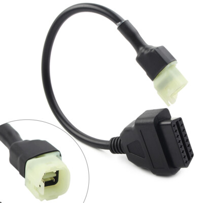 4 Pin to 16 Pin OBD2 Cable Diagnostic Adapter For Honda CBR1000RR CBR600RR 2017