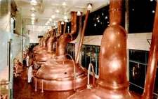 Postcard Copper Brew Kettles Miller Brewing Company