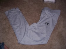 Boys UNDER ARMOUR Gray Baseball Pants Size YXL Youth XL