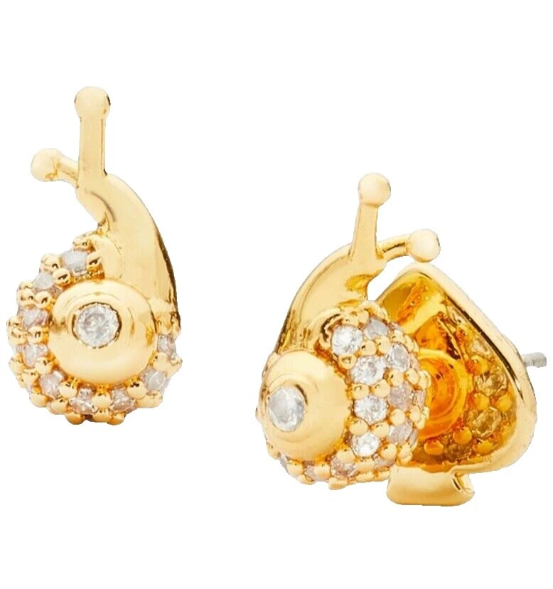 Kate Spade New York Circonita Cúbica Pendientes de Moda De Oro Amarillo