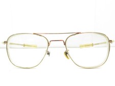 AMERICAN OPTICAL AO AVIATOR EYEGLASSES FRAMES pilot engineer 52-20-140 98523